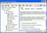 Windows Security Tweaker screenshot